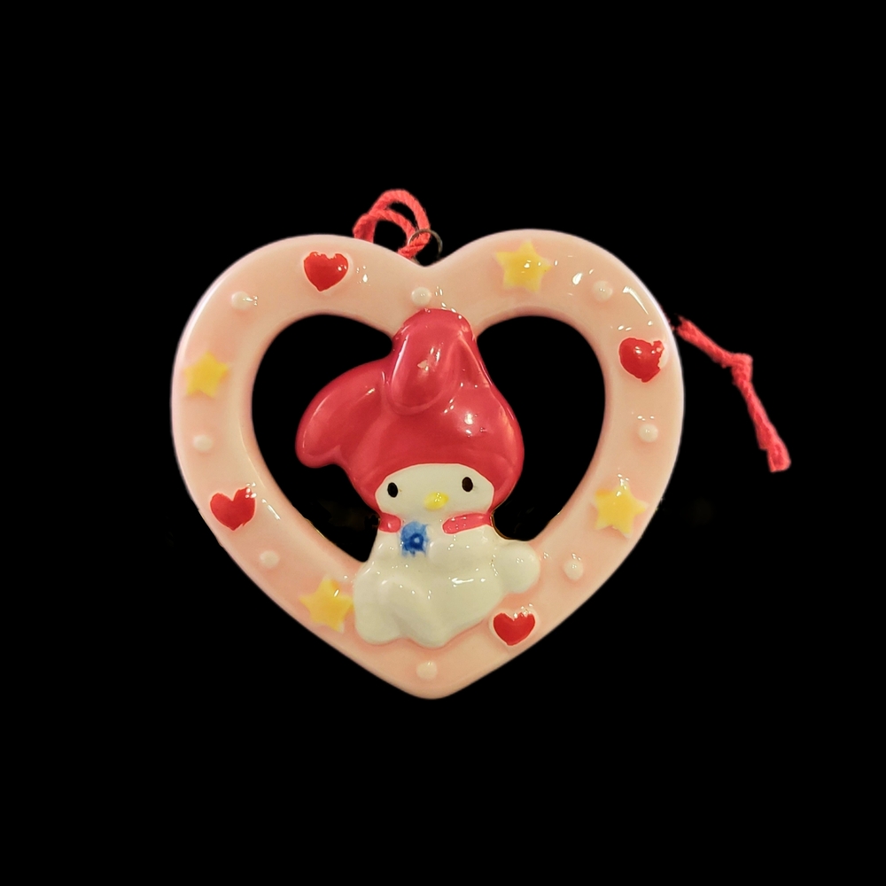 💕 Vtg. 1976 My Melody Valentine's Day Heart Ornament